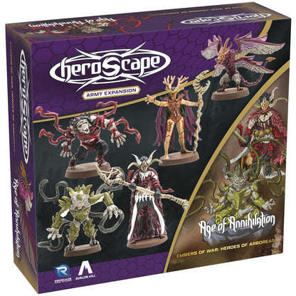 Renegade Game Studios - Heroscape Heroes of Aboreas Army Expansion - Add on Content for The Heroscape Miniatures Game - Battle Box or Master Set is Required to Play