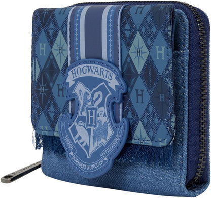 Loungefly Warner Bros Harry Potter Denim Tri-Fold Wallet
