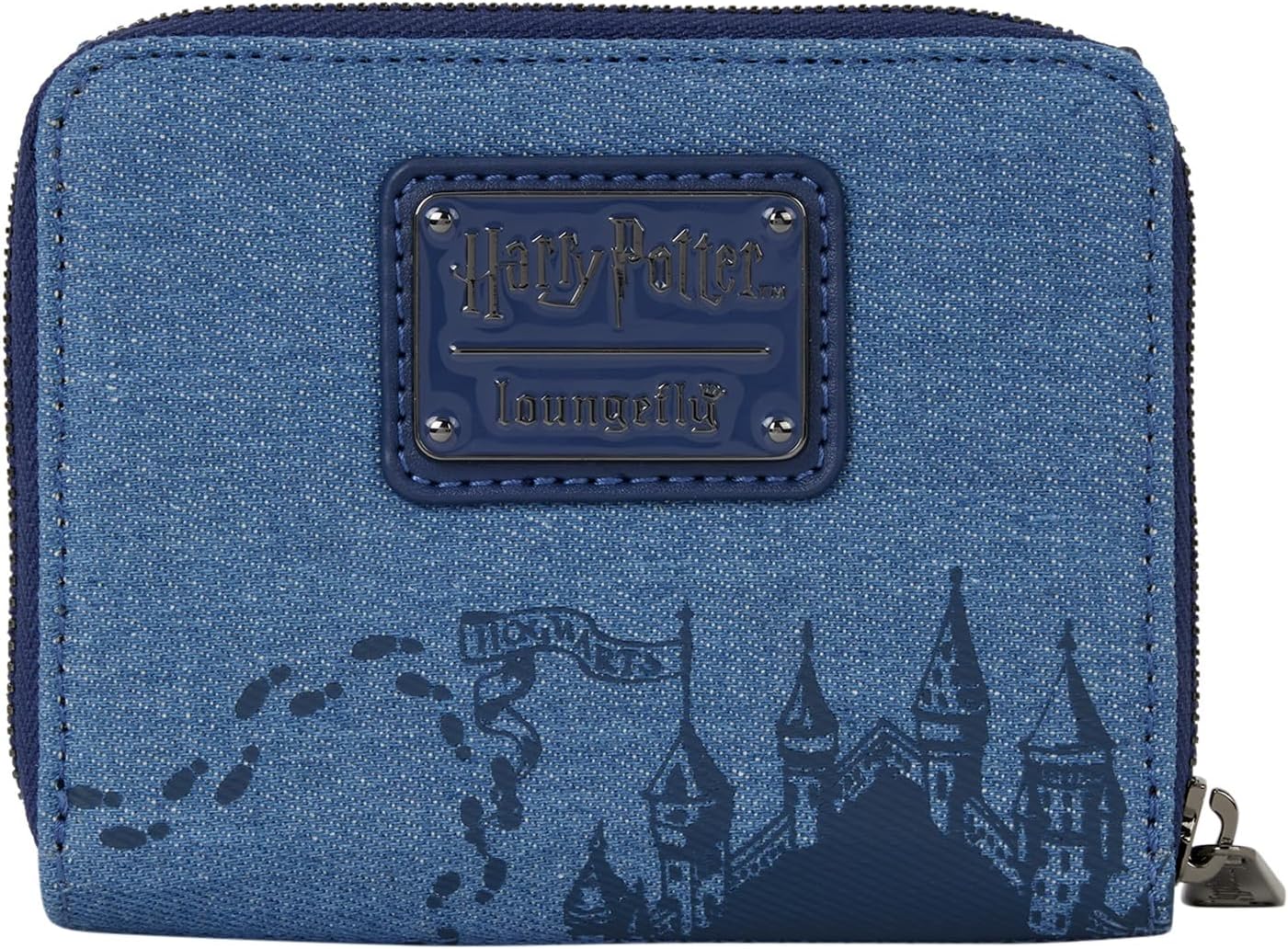 Loungefly Warner Bros Harry Potter Denim Tri-Fold Wallet