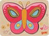 Goki - Goki Houten Lagenpuzzel Vlinder 5st.