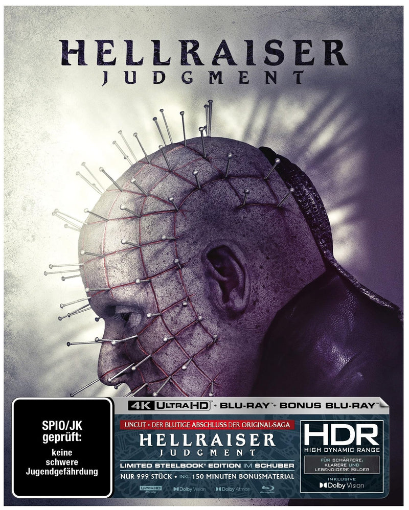 Hellraiser: Judgment Full Slip D auf 999 Stück (4K Ultra HD) Bonus
