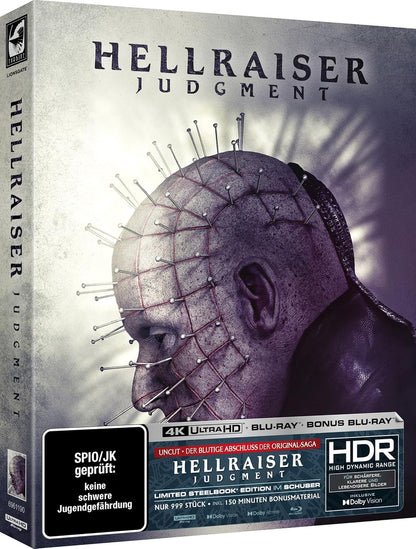 Hellraiser: Judgment Full Slip D auf 999 Stück (4K Ultra HD) Bonus