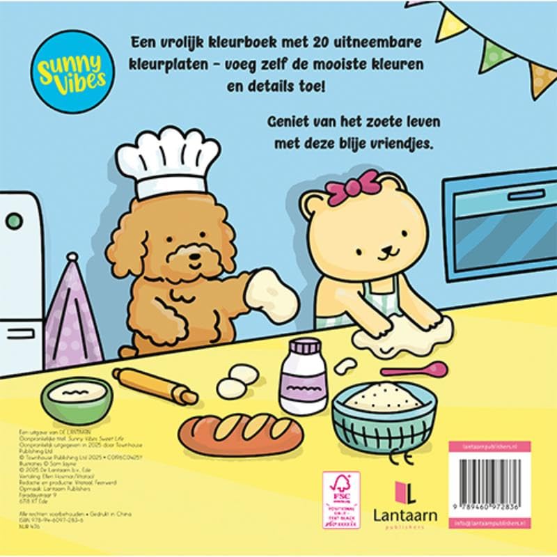 Sunny vibes - Sweet life: Lief en vrolijk kleuren