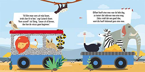 Lantaarn Publishers - Boek en Puzzeltrein Wilde Dieren
