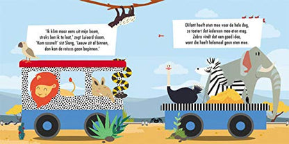 Lantaarn Publishers - Boek en Puzzeltrein Wilde Dieren