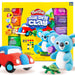 Play-Doh Air Dry Clay Variety Pack - 13 Colours with Sculpting Tools, Reusable Moulds, Wiggly Eyes & Project Guide - Lightweight Crumble-Free Air Dry Modelling Clay Set for Kids Ages 4+