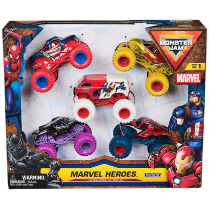 Monster Jam - 1:64 Marvel 5 Pack (6070946)