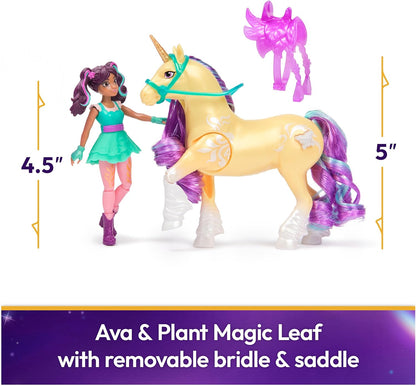 Unicorn Academy - Doll Ava & Plant Magic Leaf (6072482)