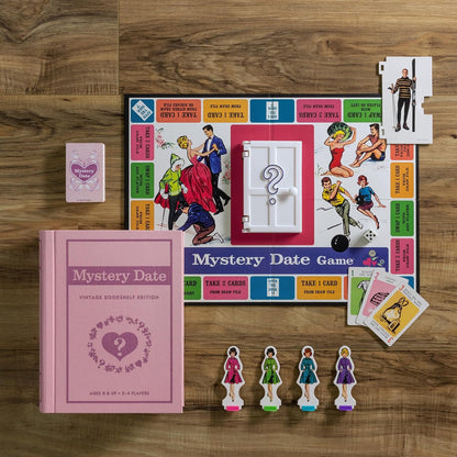 Mystery Date Vintage Bookshelf Edition, 2-4 Players, Ages 8 and Up