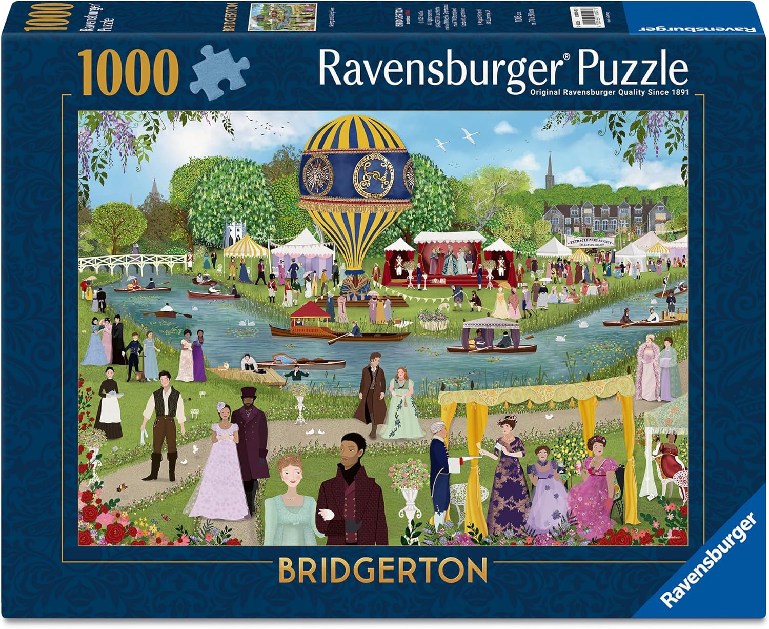 Ravensburger Puzzle 12001497 - Seeing and Being Seen - 1000 Teile Bridgerton Puzzle für Erwachsene und Kinder ab 14 Jahren