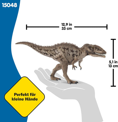 Schleich Dinosaurs | Carcharodontosaurus 15048 | Dinosaure réaliste avec mâchoire Mobile | idée Cadeau pour Filles et garçons | Jouet Dinosaure dès 3 Ans | 8 x 33 x 13 cm