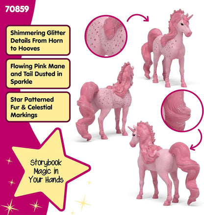 SCHLEICH Bayala - 5" Cosmos Unicorn Mare Toy - Cute Fantasy Horse Toys for Girls and Boys - Mythical Creature Figures - Fun Fairy Animals for Play - Pretty Unicorn Figurines for Kids Ages 5+ | 48079