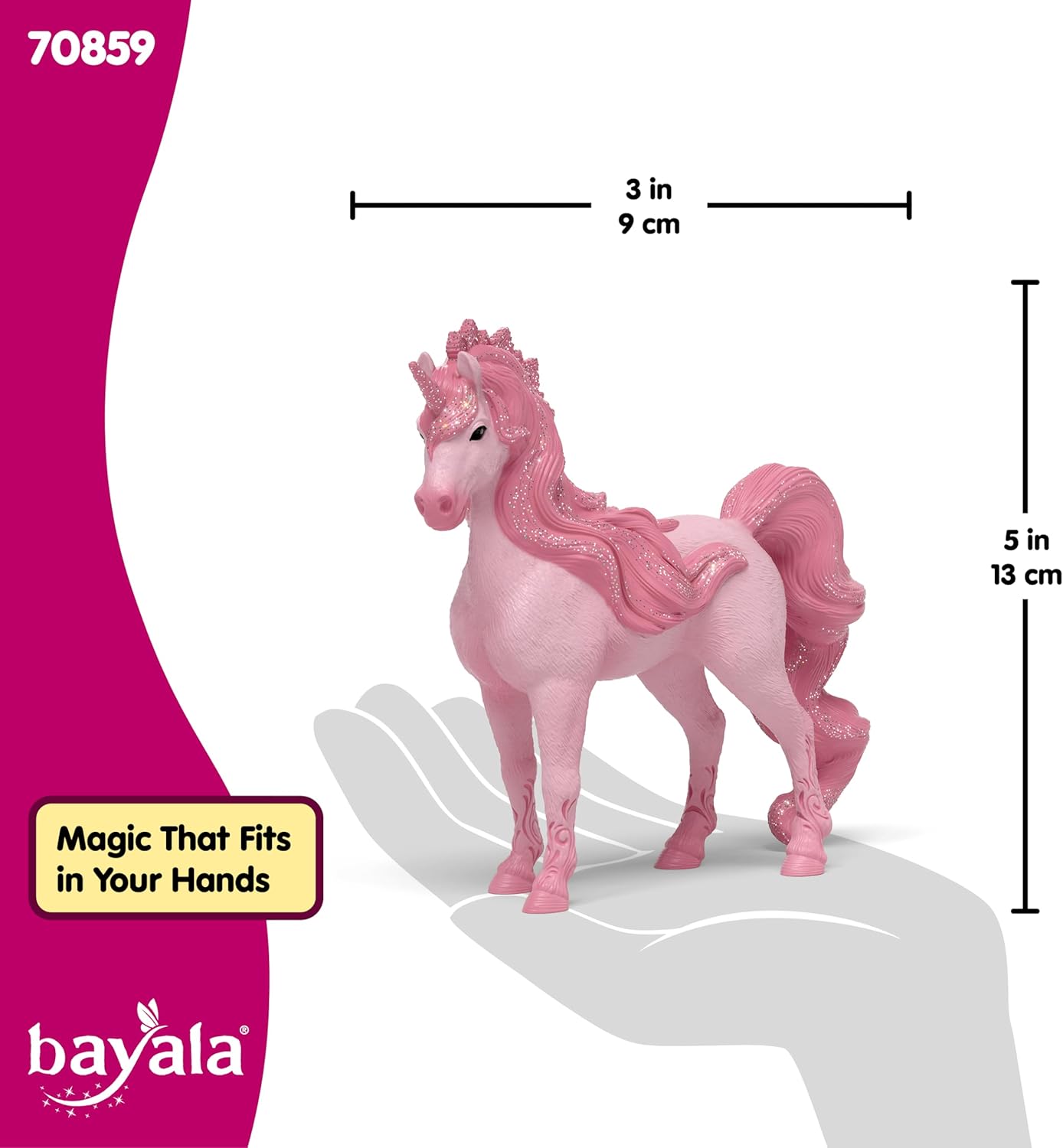 SCHLEICH Bayala - 5" Cosmos Unicorn Mare Toy - Cute Fantasy Horse Toys for Girls and Boys - Mythical Creature Figures - Fun Fairy Animals for Play - Pretty Unicorn Figurines for Kids Ages 5+ | 48079