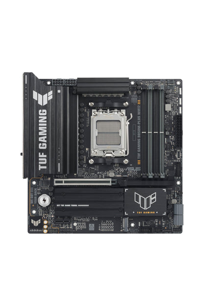 ASUS TUF GAMING B850M-PLUS WIFI7 AMD B850 Socket AM5 micro ATX (Asus TUF GAMING B850M-PLUS WIFI7, AMD B850, AM5, Micro ATX, 4 DDR5, HDMI, DP, Wi-Fi 7, 2.5G LAN, 3x M.2