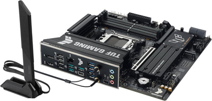 ASUS TUF GAMING B850M-PLUS WIFI7 AMD B850 Socket AM5 micro ATX (Asus TUF GAMING B850M-PLUS WIFI7, AMD B850, AM5, Micro ATX, 4 DDR5, HDMI, DP, Wi-Fi 7, 2.5G LAN, 3x M.2