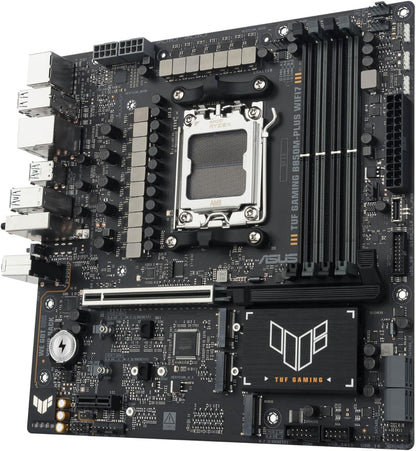 ASUS TUF GAMING B850M-PLUS WIFI7 AMD B850 Socket AM5 micro ATX (Asus TUF GAMING B850M-PLUS WIFI7, AMD B850, AM5, Micro ATX, 4 DDR5, HDMI, DP, Wi-Fi 7, 2.5G LAN, 3x M.2