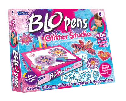 John Adams | BLOPENS® Glitter Studio: Blow airbrush & add glitter effects | Arts & crafts | Ages 6+