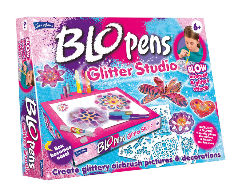 John Adams | BLOPENS® Glitter Studio: Blow airbrush & add glitter effects | Arts & crafts | Ages 6+