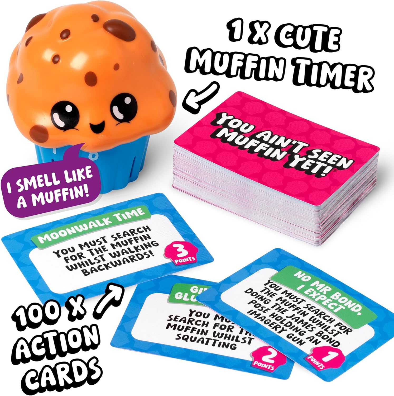 Ideal | You Ain't Seen Muffin Yet Game: Hide 'n' Seek just got tasty! | Family Games | For 2+ Players | Ages 4+