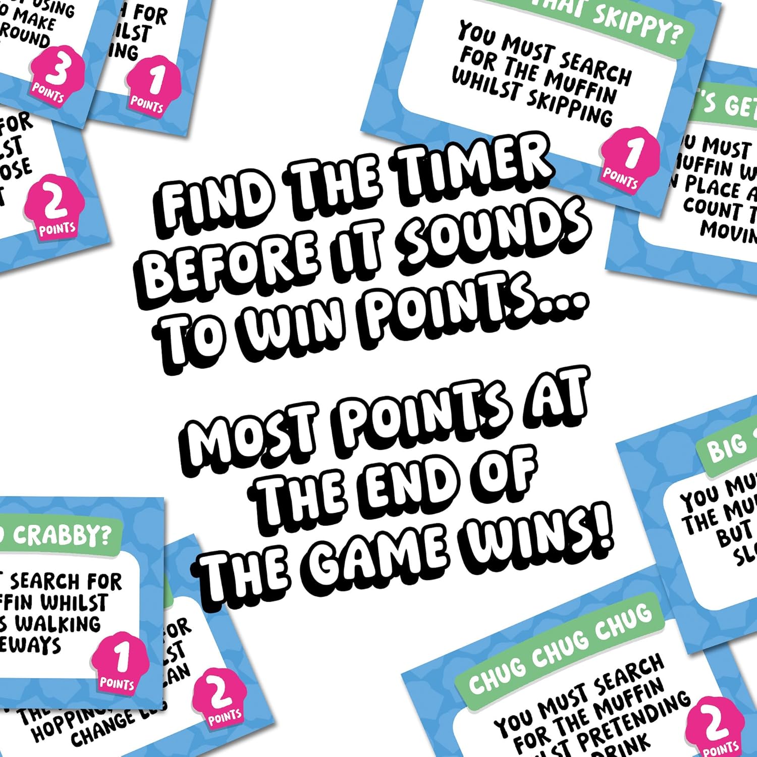 Ideal | You Ain't Seen Muffin Yet Game: Hide 'n' Seek just got tasty! | Family Games | For 2+ Players | Ages 4+