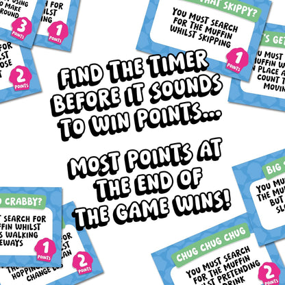Ideal | You Ain't Seen Muffin Yet Game: Hide 'n' Seek just got tasty! | Family Games | For 2+ Players | Ages 4+