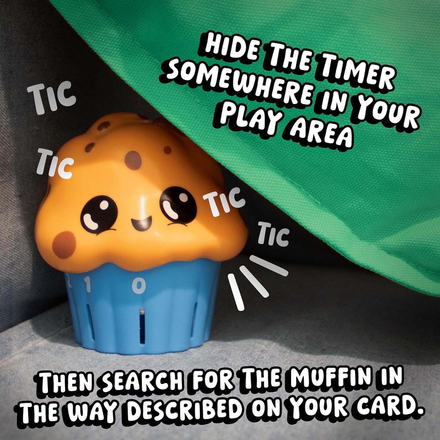 Ideal | You Ain't Seen Muffin Yet Game: Hide 'n' Seek just got tasty! | Family Games | For 2+ Players | Ages 4+