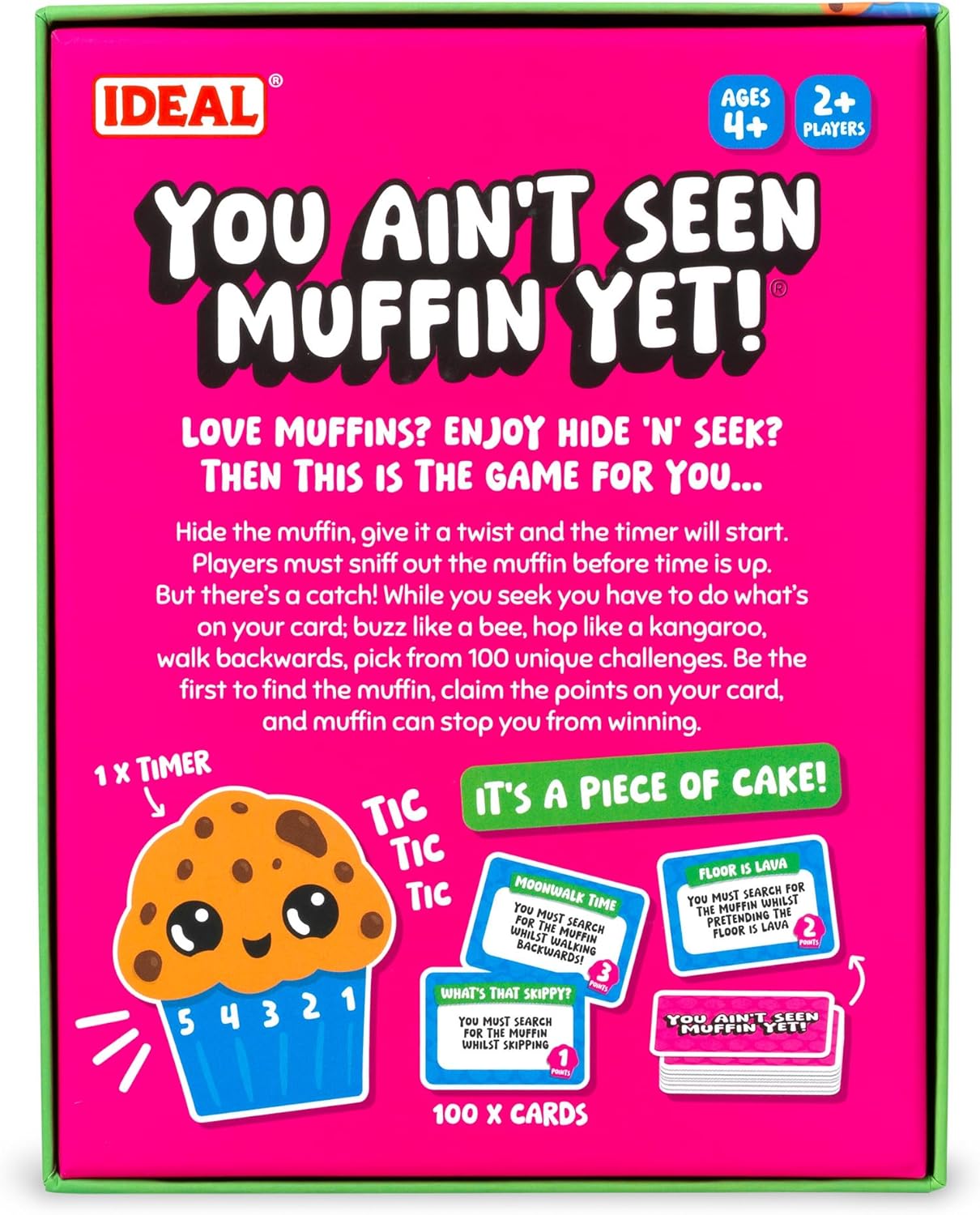 Ideal | You Ain't Seen Muffin Yet Game: Hide 'n' Seek just got tasty! | Family Games | For 2+ Players | Ages 4+