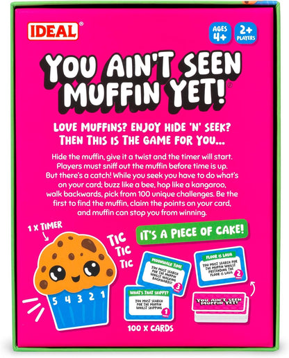 Ideal | You Ain't Seen Muffin Yet Game: Hide 'n' Seek just got tasty! | Family Games | For 2+ Players | Ages 4+