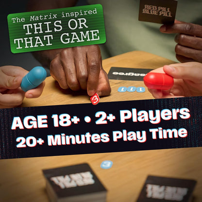 Original Games | Red Pill Blue Pill - the This or That adult party game | NSFW Adult Party Games | Ages 18+