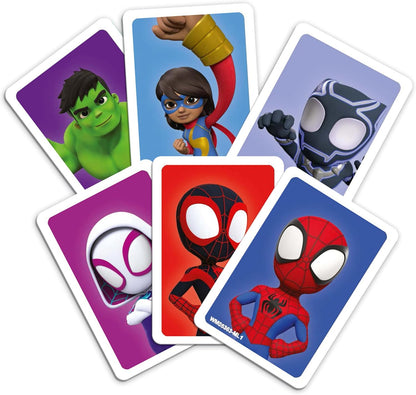 Top Trumps Spidey and Friends Match Board Game Play with your favourite characters including Dr Octopus, Spider-Gwen travel board game gift and toy for Boys and Girls Aged 4 plus