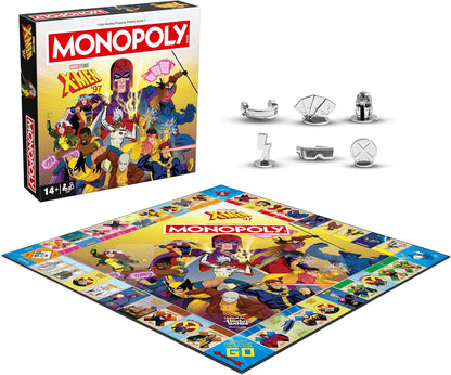 Winning Moves X-Men 97 Monopoly classic board game perfect for 2–6 players and makes a great gift for fans aged 14 and up