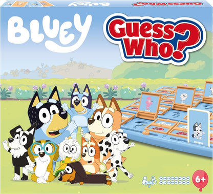 Winning Moves Bluey Guess Who? Classic Guessing Board Game for Families and Bluey Fans great gift for ages 6 plus
