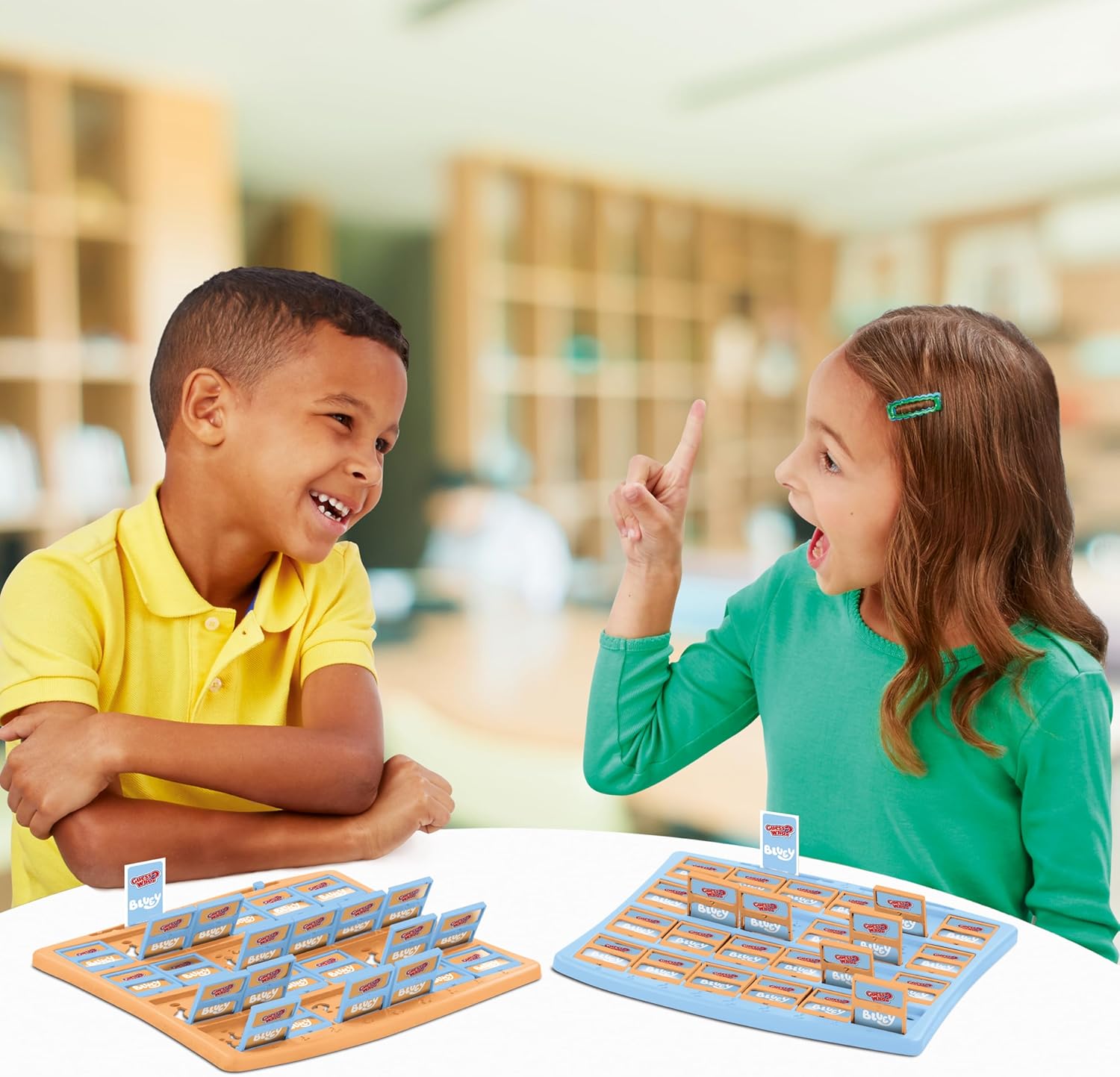 Winning Moves Bluey Guess Who? Classic Guessing Board Game for Families and Bluey Fans great gift for ages 6 plus