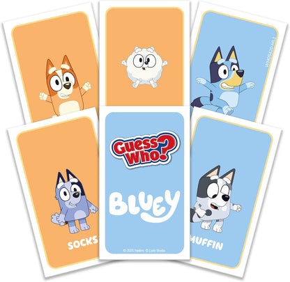 Winning Moves Bluey Guess Who? Classic Guessing Board Game for Families and Bluey Fans great gift for ages 6 plus