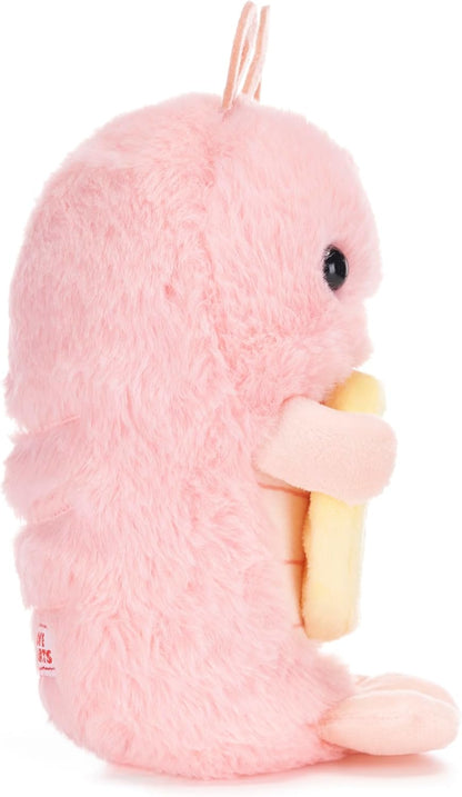 18cm Swizzels Love Hearts Sally the Shrimp “Shrimply the Best” Plush Soft Toy