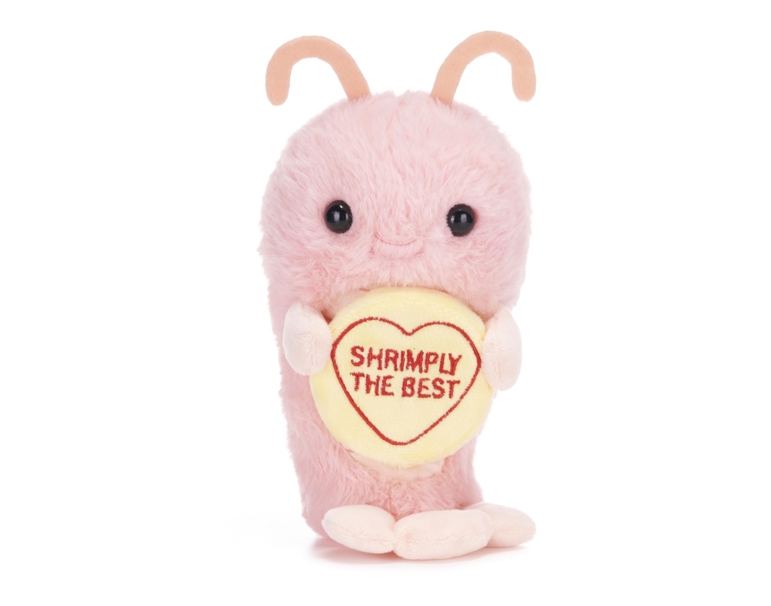18cm Swizzels Love Hearts Sally the Shrimp “Shrimply the Best” Plush Soft Toy