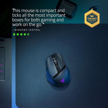 Razer - Basilisk Mobile - Portable Ergonomic Wireless Gaming Mouse - Black