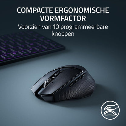 Razer - Basilisk Mobile - Portable Ergonomic Wireless Gaming Mouse - Black