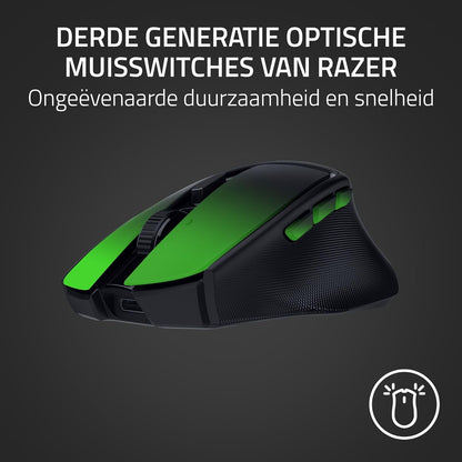 Razer - Basilisk Mobile - Portable Ergonomic Wireless Gaming Mouse - Black