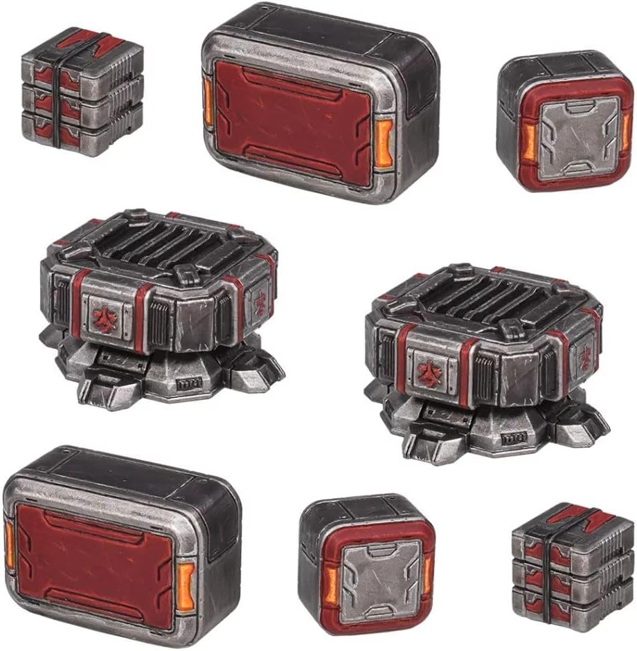mantic Halo: Flashpoint Banished Garrison Scenery Set | Faction Terrain Expansion for Halo Miniatures Game | Scatter Terrain Pack