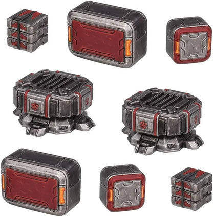 mantic Halo: Flashpoint Banished Garrison Scenery Set | Faction Terrain Expansion for Halo Miniatures Game | Scatter Terrain Pack
