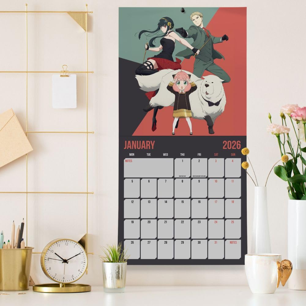 SPY X FAMILY 2026 SQUARE CALENDAR