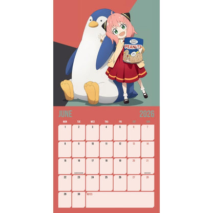 SPY X FAMILY 2026 SQUARE CALENDAR