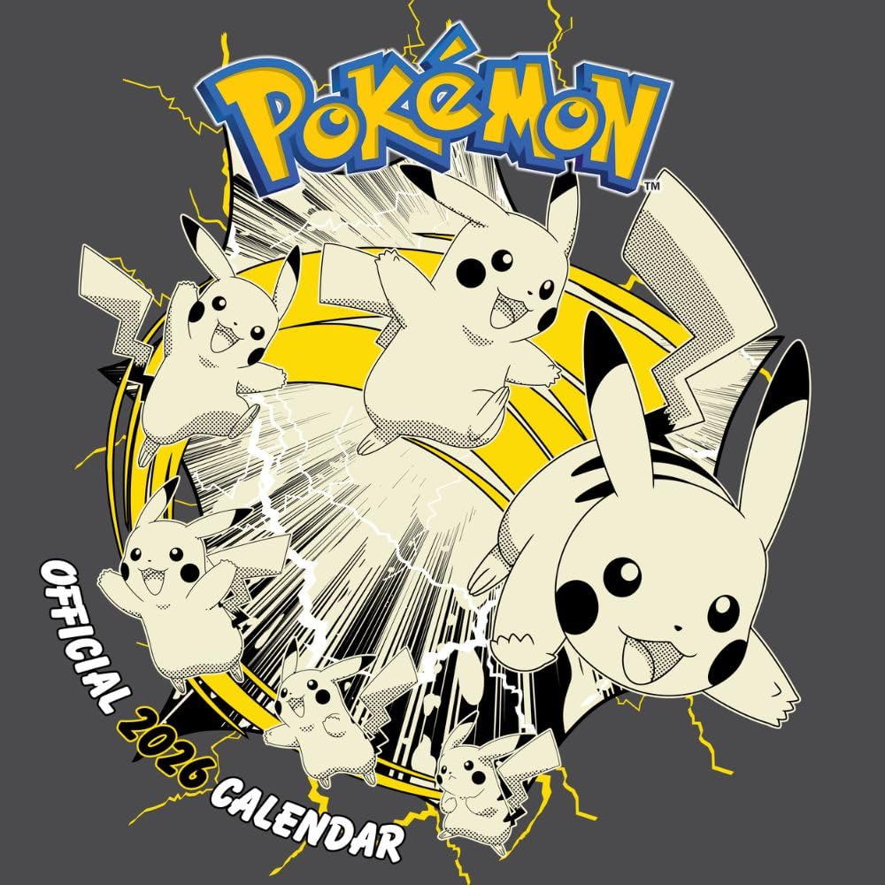 POKEMON 2026 SQUARE CALENDAR