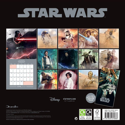 STAR WARS CLASSIC 2026 SQUARE CALENDAR