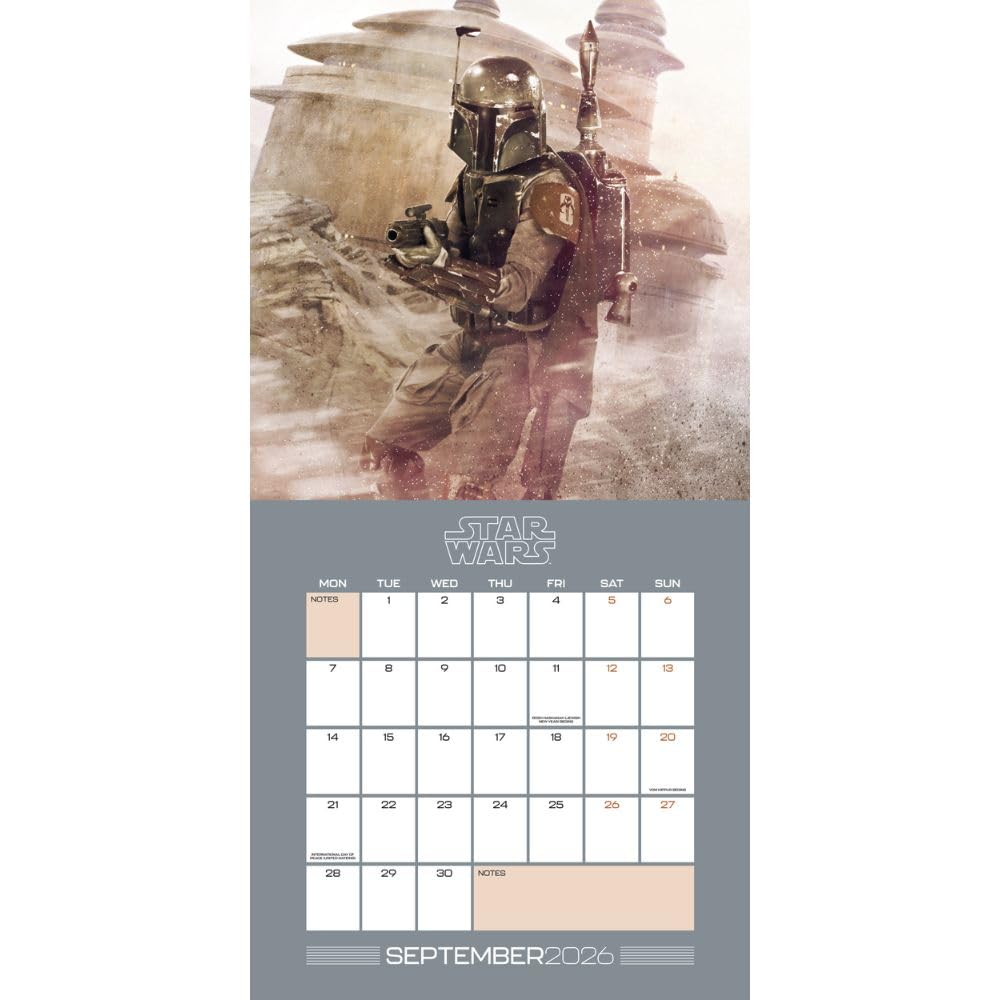 STAR WARS CLASSIC 2026 SQUARE CALENDAR