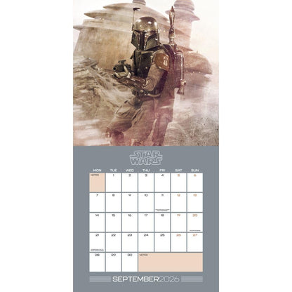 STAR WARS CLASSIC 2026 SQUARE CALENDAR