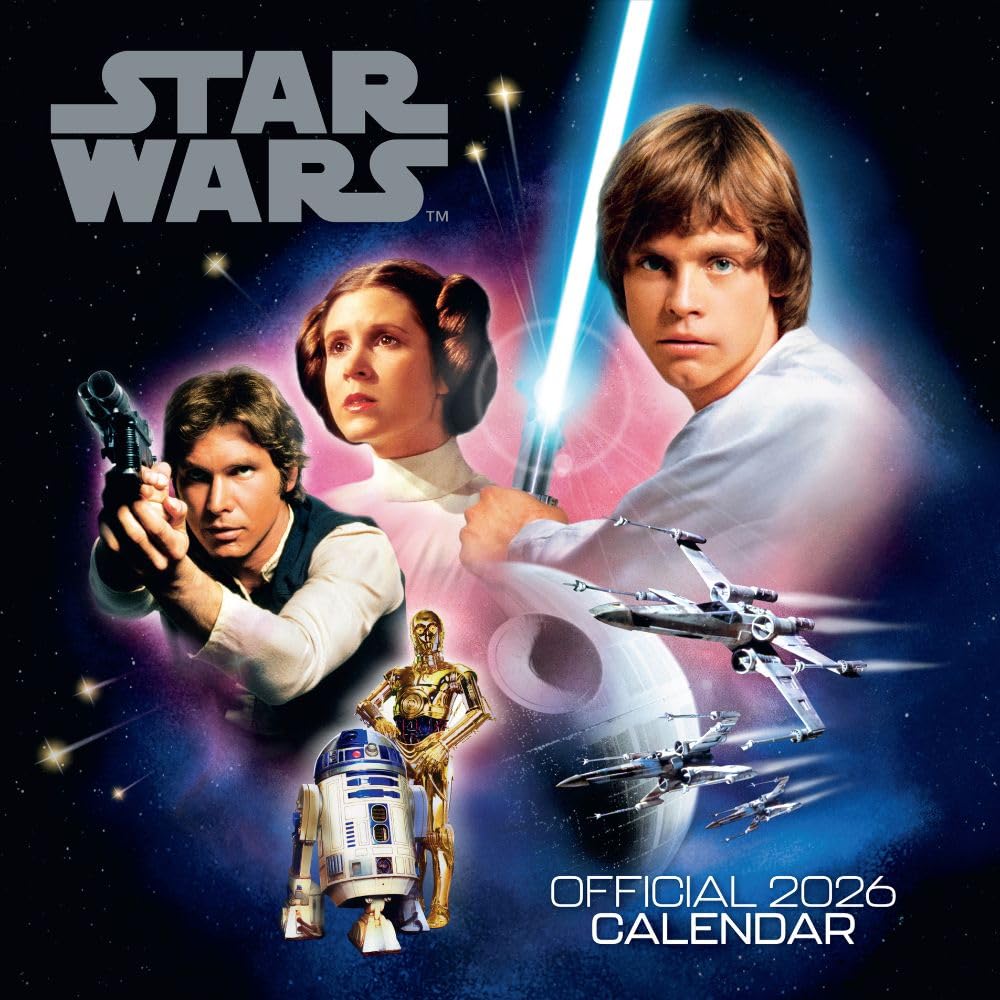 STAR WARS CLASSIC 2026 SQUARE CALENDAR
