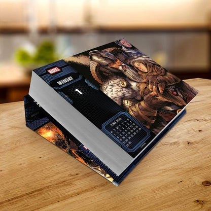2026 CALENDAR MARVEL PAGE A DAY DESK BLOCK OFFICIAL PRODUCT