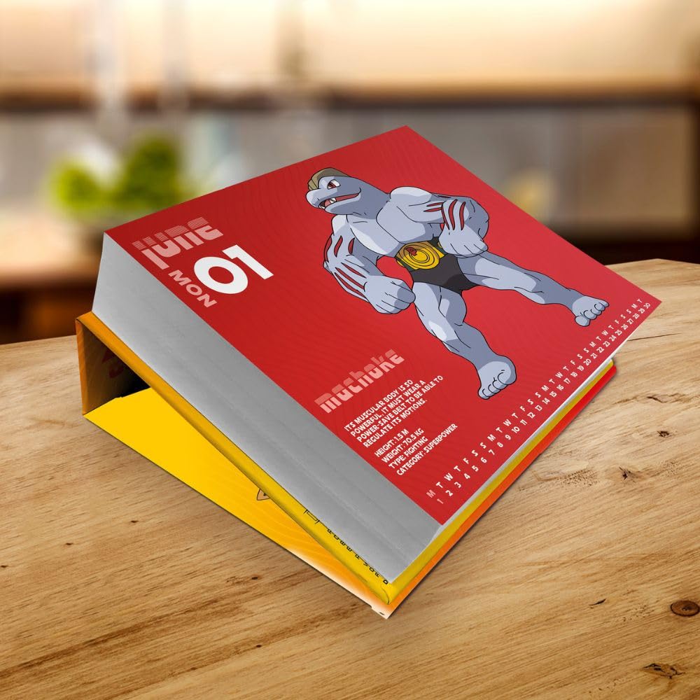 2026 CALENDAR POKEMON PAGE A DAY DESK BLOCK OFFICIAL PRODUCT